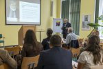 Michal Kaplánek při společném příspěvku s Annou Dudovou: Životní vize jako cíl výchovy podle Mario Polla Michal Kaplánek při společném příspěvku s Annou Dudovou: Životní vize jako cíl výchovy podle Mario Polla